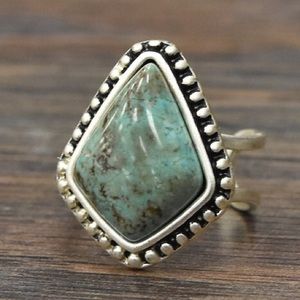 Turquoise Boho Ring